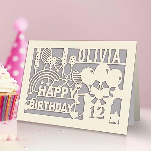 Miniatura 8 de EDSG Tarjetas de cumpleaños personalizadas para mujeres, hombres y niños, tarjeta de feliz cumpleaños para niñas, niños, él, regalo de cumpleaños,
