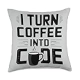 Coder Admin IT Guy Computer Geek Coding Throw Pillow