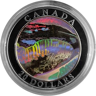2003 $20 .9999 Silver Coin with Hologram: Natural Wonders - Niagara Falls