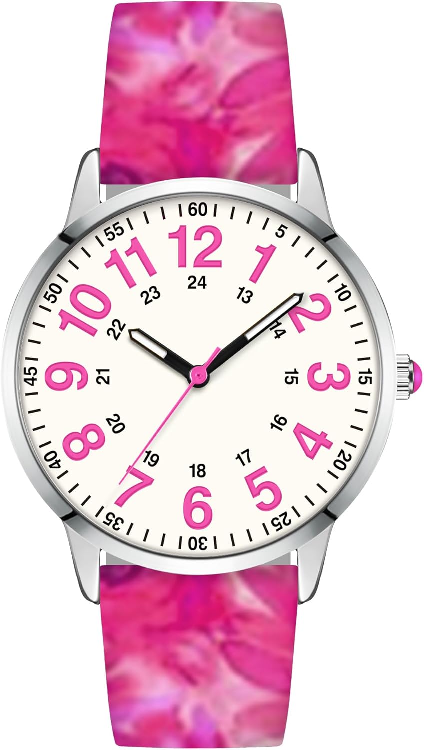 Asan Ge Watches for Women, Fashion 3ATM Waterproof Minimalist Lightweight Easy-to-Read Analog Silicone Watch Suitable for Daily Work, Leisure, Outdoors