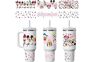 40 oz Stanley Tumbler UV DTF Transfer Stickers