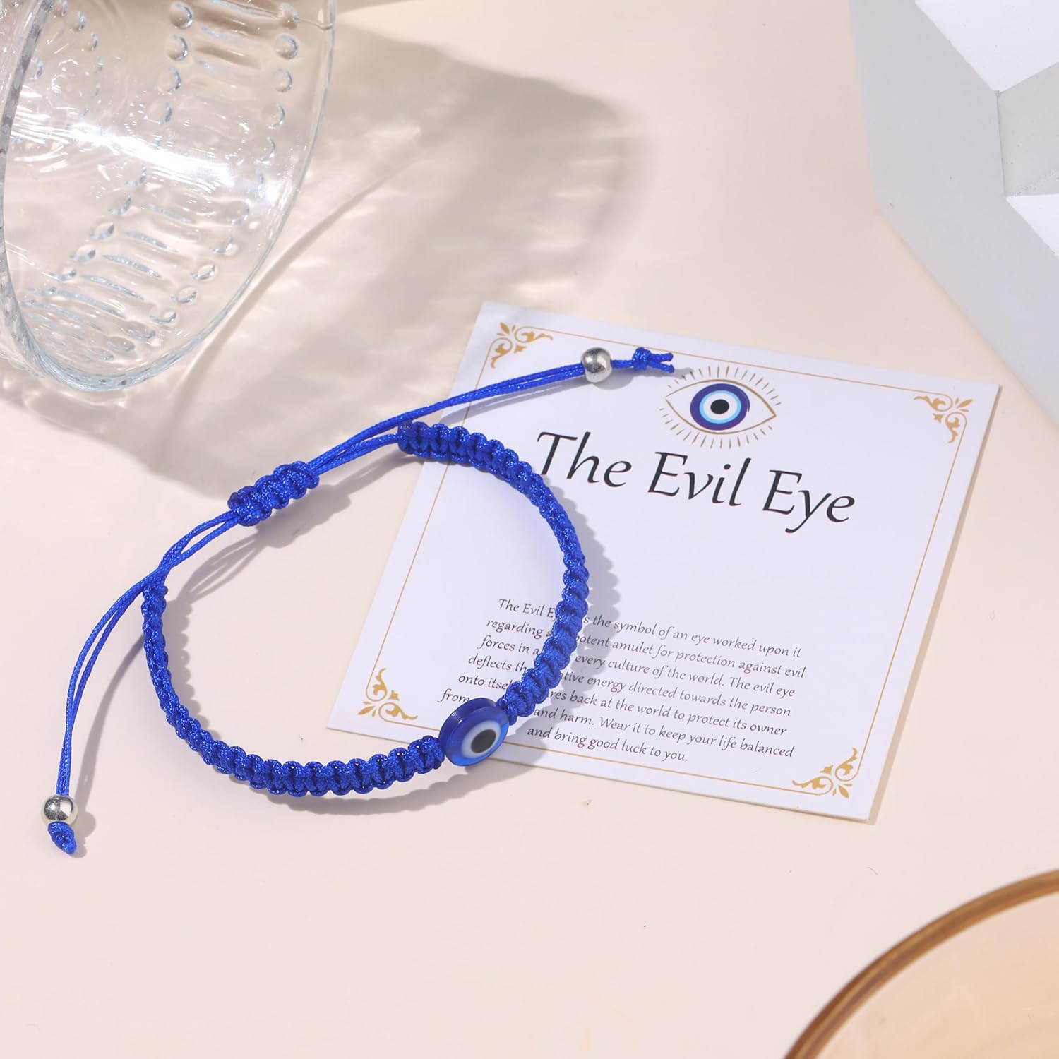 9PCS Evil Eye Bracelets for Women Men Handmade String Bracelets Braided Good Luck Bracelet Adjustable Protection Bracelet Evil Eye Jewelry Gifts - Image 6