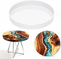 VEHIPA 14 Inch Extra Large Round Silicone Resin Mold for River Tables, Epoxy Art, Coasters, Cutting Boards - Reusable, Easy Release