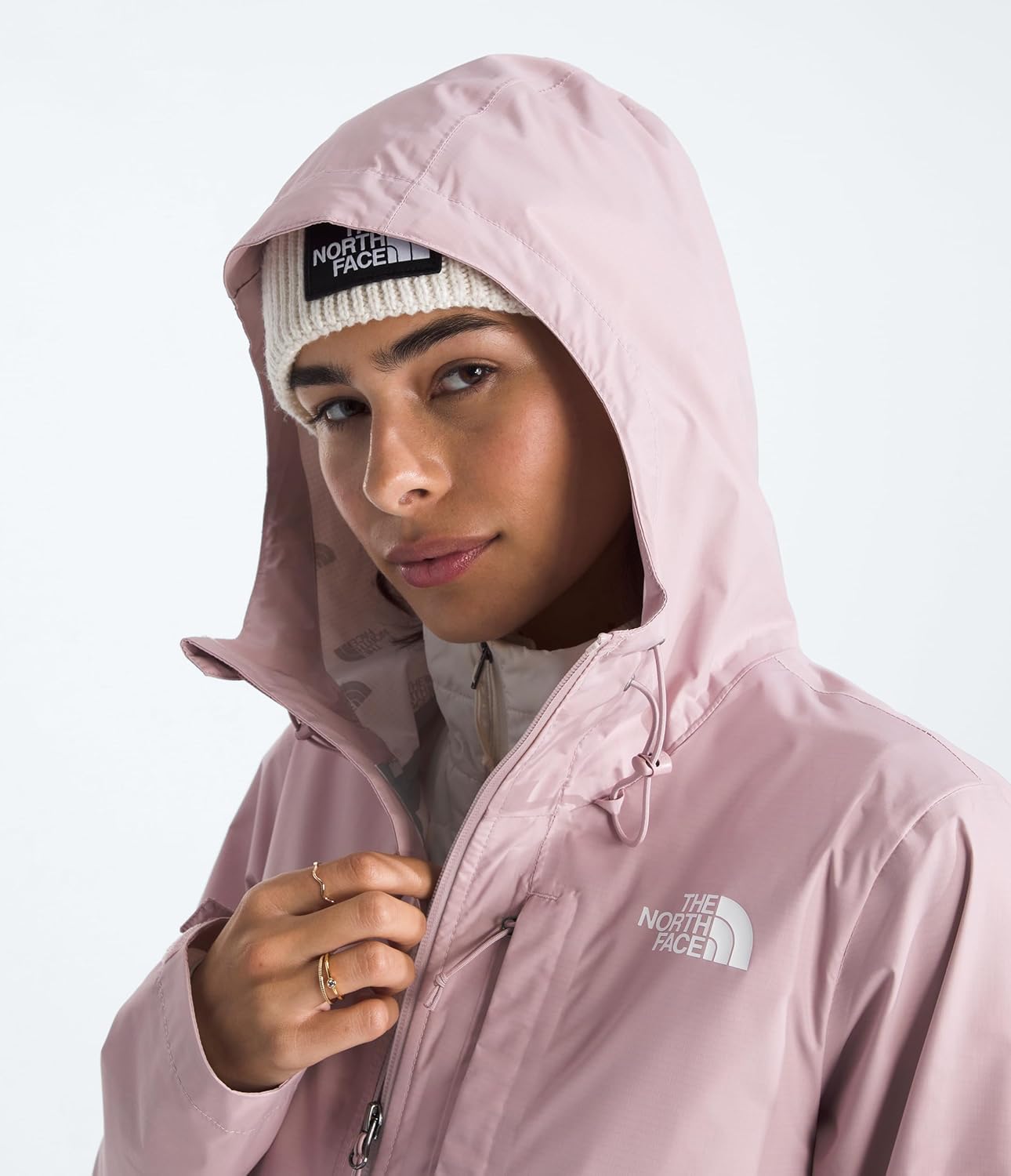 THE NORTH FACE Women's Alta Vista Rain Jacket | 3 Piece Hood With Adjustable Cinch-cord, Waterproof, Breathable