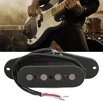 ジャンク　エレキベース ブラック シングルコイル Amazon.co.jp: 4弦シングルコイルピックアップギターベース