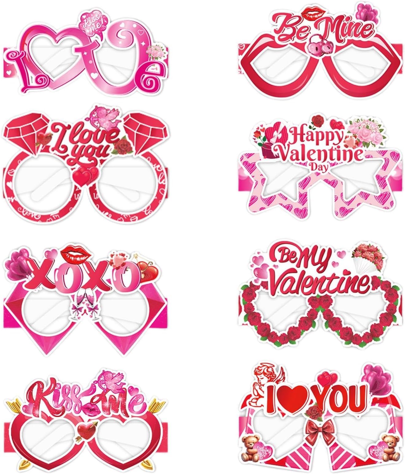 Exquisite Valentines Day Glasses - Womens Heart Sunglasses, Lightweight Party Favor Accessory, Romantic Gift for Family Friends Colleagues | Valentines Day Birthday Holiday Celebration Outdoor Fun Dec