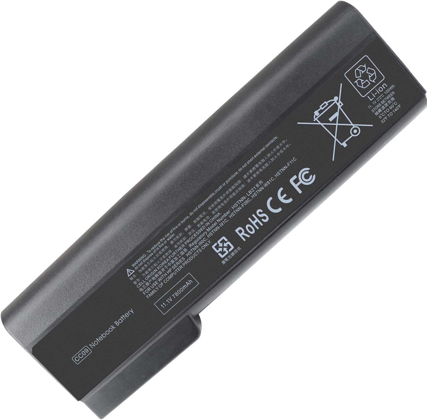 LNOCCIY 9-Cell cc06 cc06xl cc09 Battery for HP Elitebook 8460p 8460w 8470p 8470w 8560p 8570p ProBook 6360b 6460b 6465b 6470b 6560b 6570b 628666-001 628668-001 628670-001