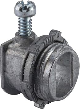 Halex, 3/8 in. Flexible Metal Conduit FMC Conduit Connector , 20581, 5 per pack