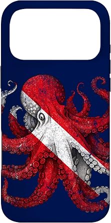 Octopus Scuba Kraken Dive Diving Flag Case for iPhone 17 Pro Max