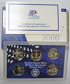 2000 S Statehood Quarters Proof Set Original Mint
