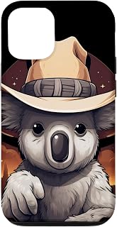 iPhone 14 Koala Cowboy Hat Cowgirl Western Australian Koala Lover Case