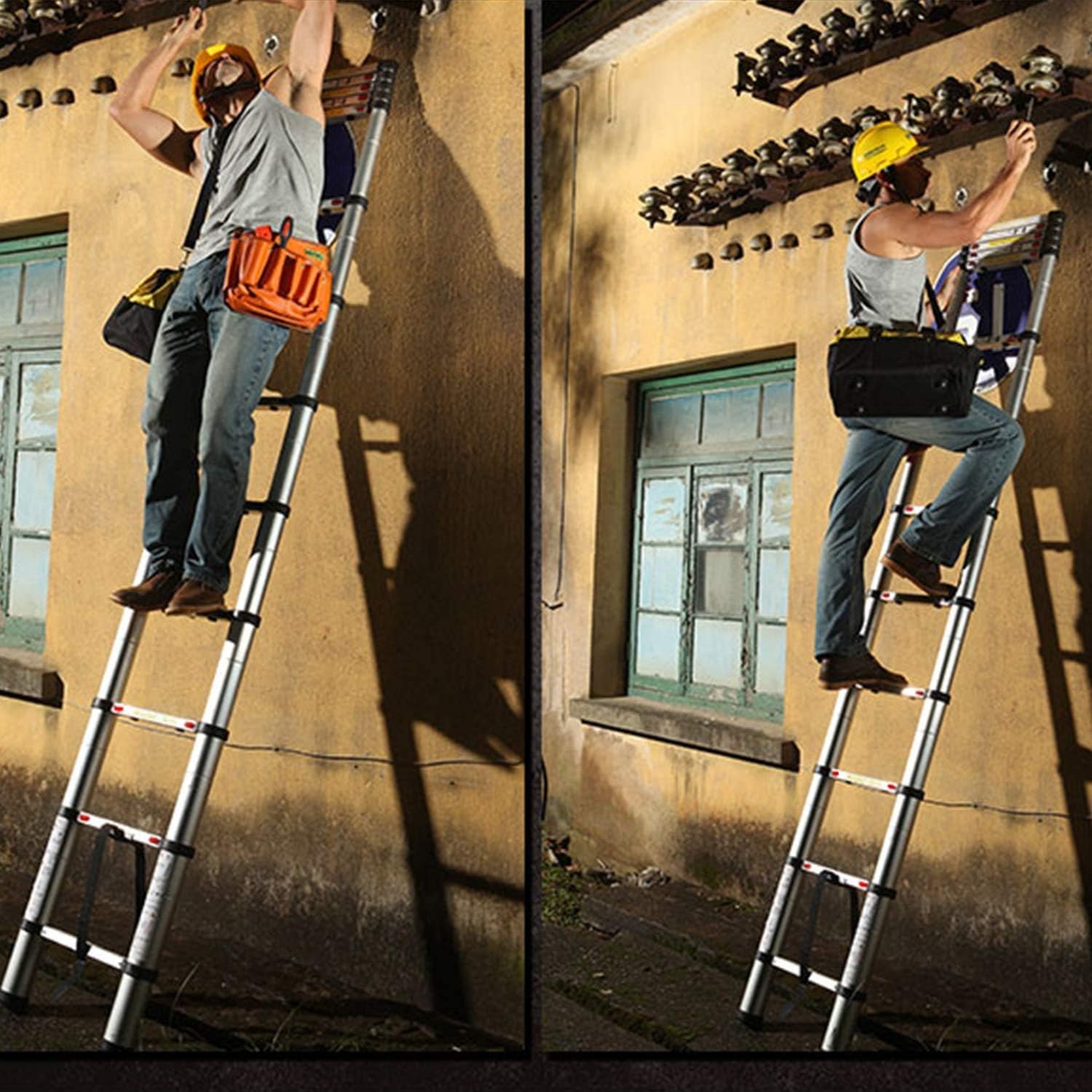 échelle télescopique encombrade zero – vue détaillée