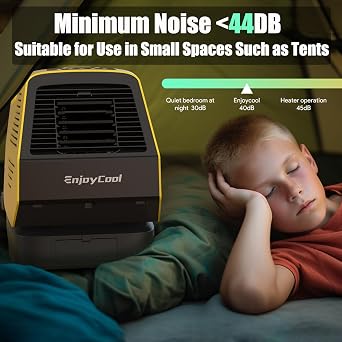 Enjoycool Portable Air Conditioners,Built-in Cool,Fan,Sleep Modes,2380BTU Fast Cooling Outdoor Air Conditionerpet houses24Volt 220W Low Power Consumptiontent air conditioner