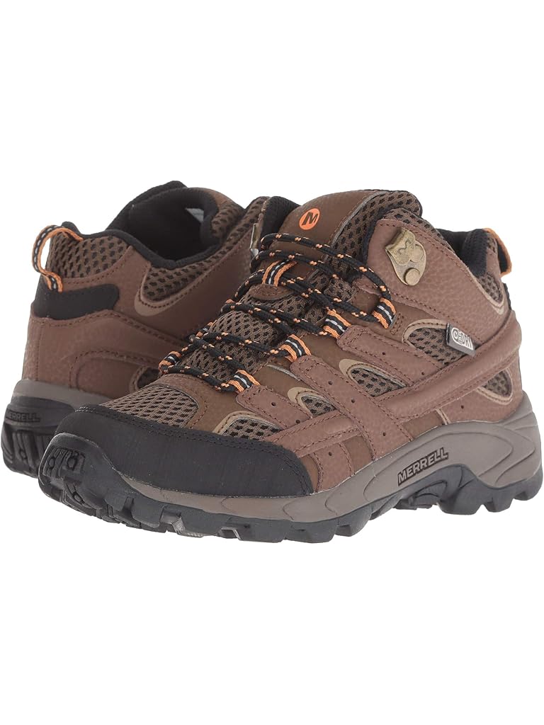 Brown Merrell Moab 2 Mid A/C Waterproof (Little Kid)