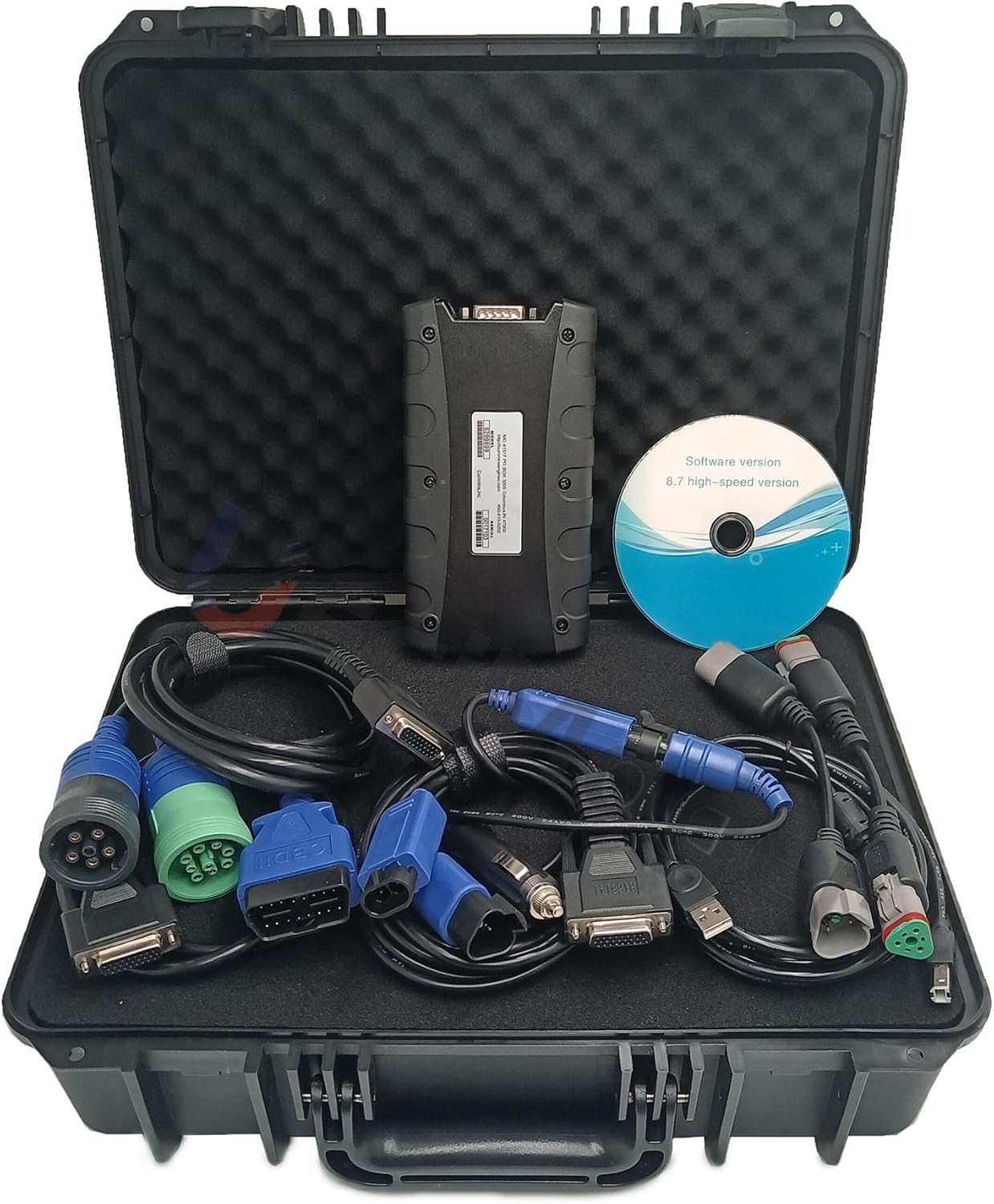 for Cummins Inline 7 Data Link Adapter Truck Diagnostic Tool 5299899 5572620 Heavy Duty Truck Scanner with Insite 9.0 Software (High Standard Tool with 9.0 Software)