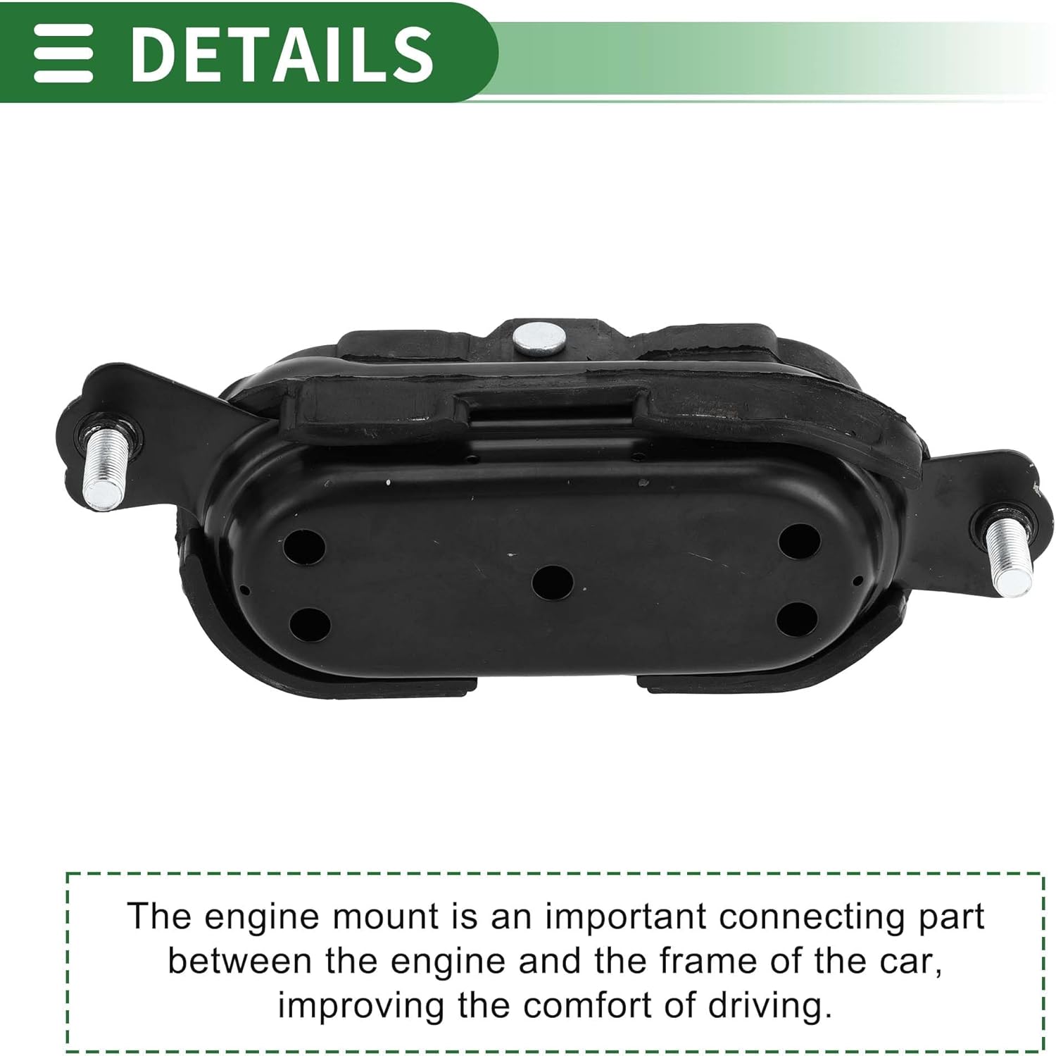 Motoforti Engine Motor Mount, Engine Mounting, for CHEVROLET Impala 2005-2016, No.10419763, Black