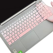 Keyboard Cover Skin for Lenovo Yoga 7i 15.6" 16" Lenovo Flex 5 15.6/ideaPad Flex 5 15/ideaPad 3 3i 15.6/Ideapad 5 15.6/ideaPad Slim 7 15.6/ThinkBook 15 G2 G3 15p ThinkBook Gen 4 15..6 Pink 6 Pink