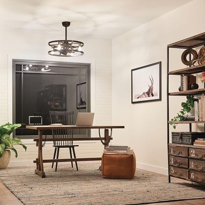 Ventilador de Techo 13 Pulgadas con Luz LED y Control Remoto miniatura 8