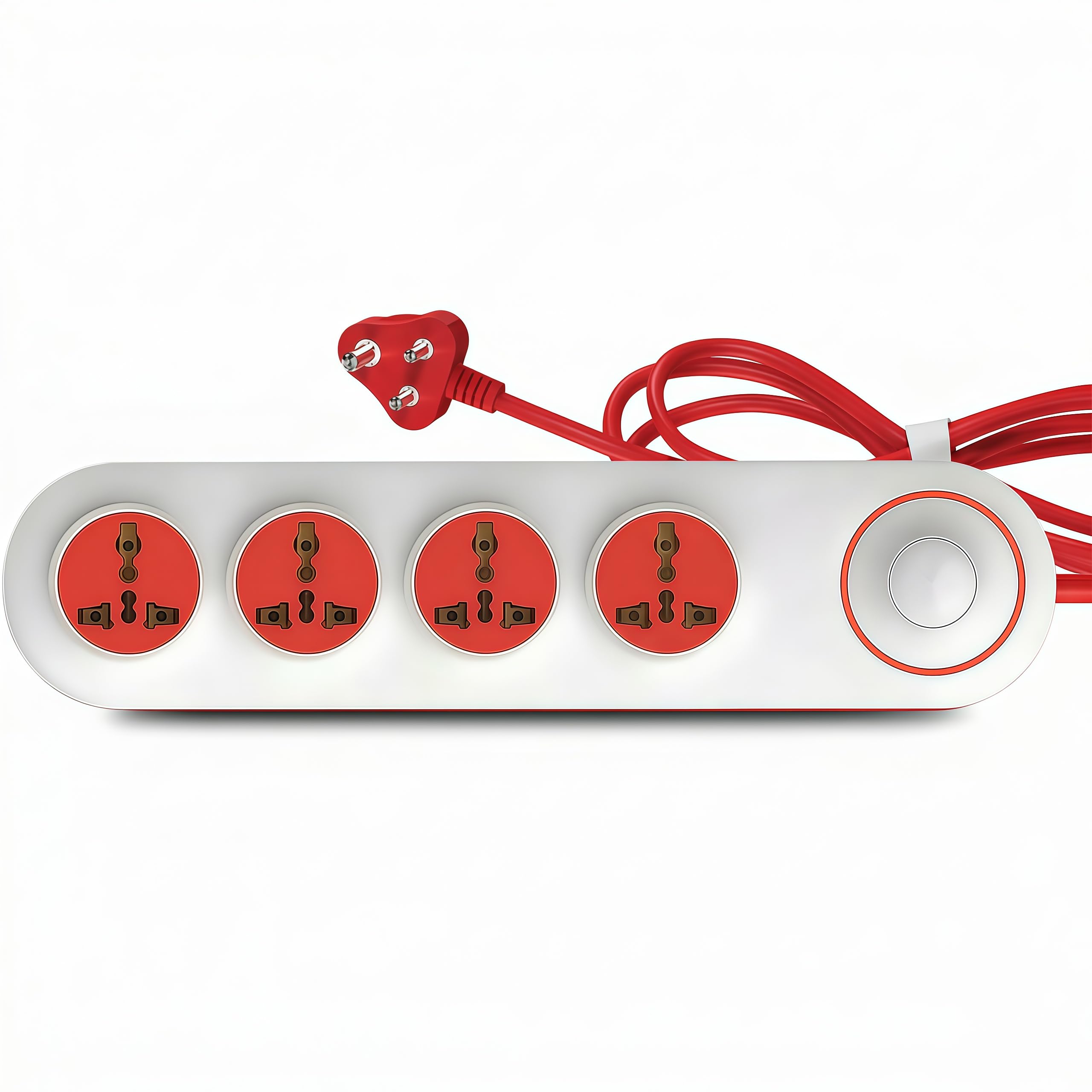 UNIGEN 4 Socket Extension Board Multi Plug with Master Switch & LED Indicator | 10A 250V Power Strip with 2 Meter Heavy Duty Cord | Universal Sockets with Safety Shutter & Surge Protection-image-20