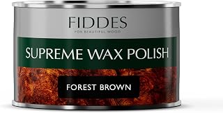 Fiddes Supreme - Esmalte de cera (400 ml), color marrón