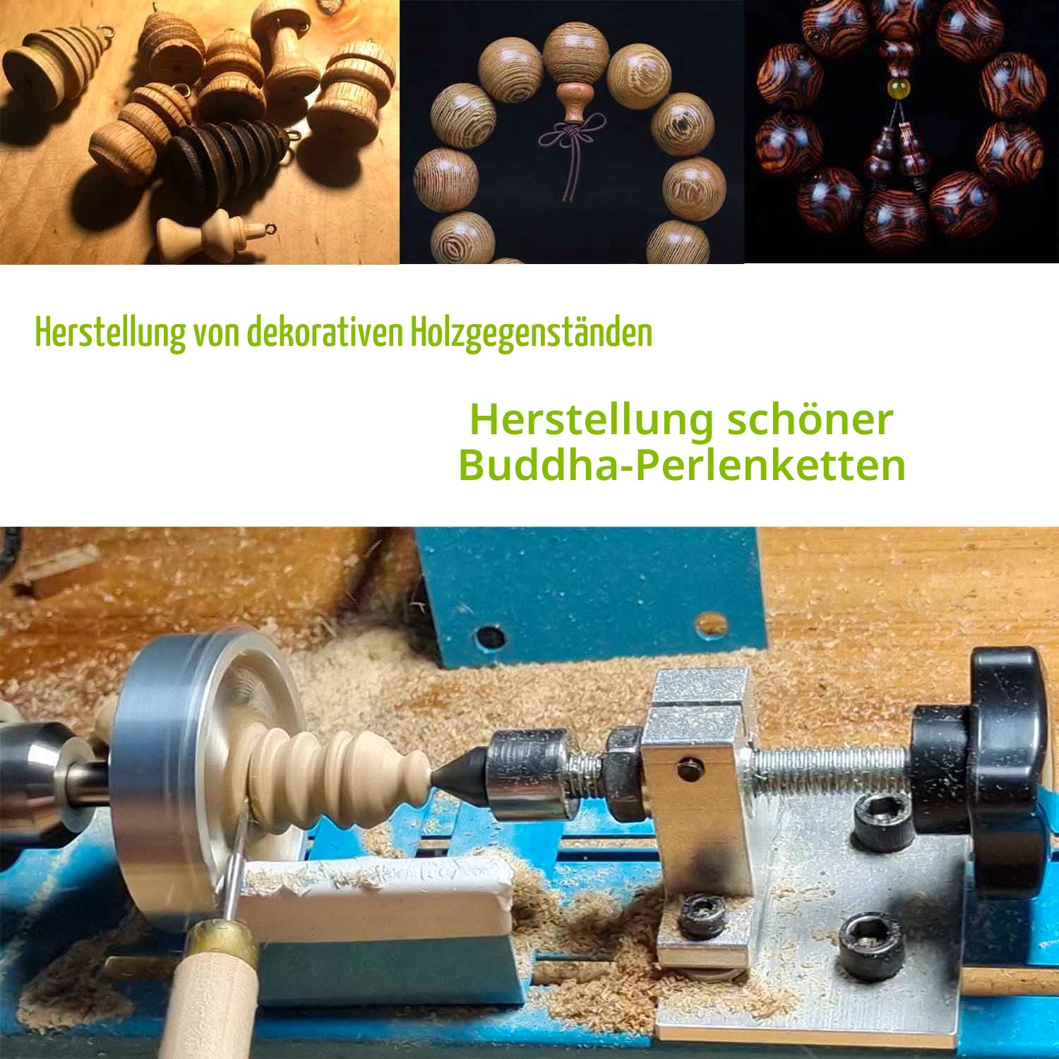 Mini-Holzdrehmaschine, Mehrzweck-Drehmaschine, Fräsdrehmaschine, Schneiden, Polieren, Profi-Tisch, Top-Drehmaschine Werkzeugsatz