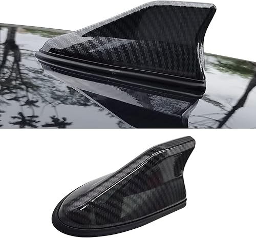 cerfioo Paquete de 1 antena de aleta de tiburón para automóvil, receptor de señal de automóvil, decoración de techo de automóvil, accesorios