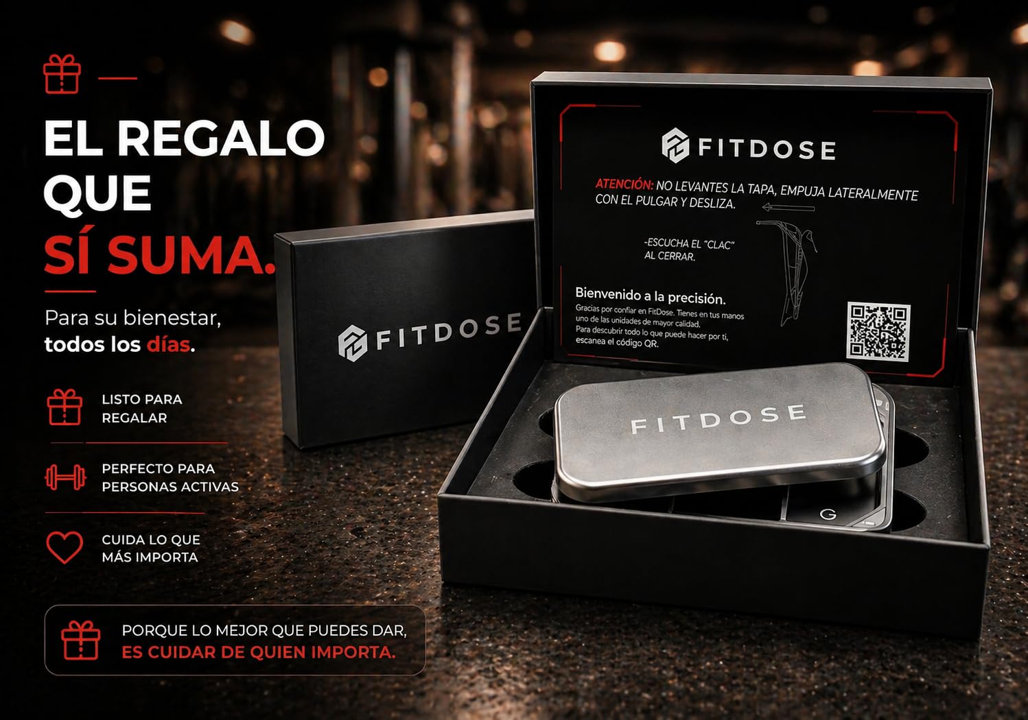 Pastillero Pequeño de Aluminio Macizo Premium – Organizador de Pastillas y Vitaminas Cero Plástico, con 3 Compartimentos y Cierre Magnético para Viaje
