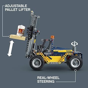 LEGO Technic Heavy Duty Forklift 42079 Building Kit (592 Pieces)
