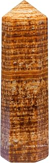 Amazing Gemstone Large Aragonite Crystal Towers ~ Natural Healing Crystal Point Obelisk for Reiki Healing and Crystal Grid (5.5" to 6" Inch)