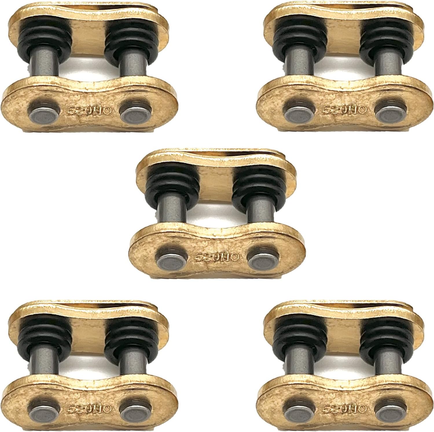 Amazon.com: JT Chain JTC520X1RGBRL (520 Series) Gold X-Ring Rivet Type ...