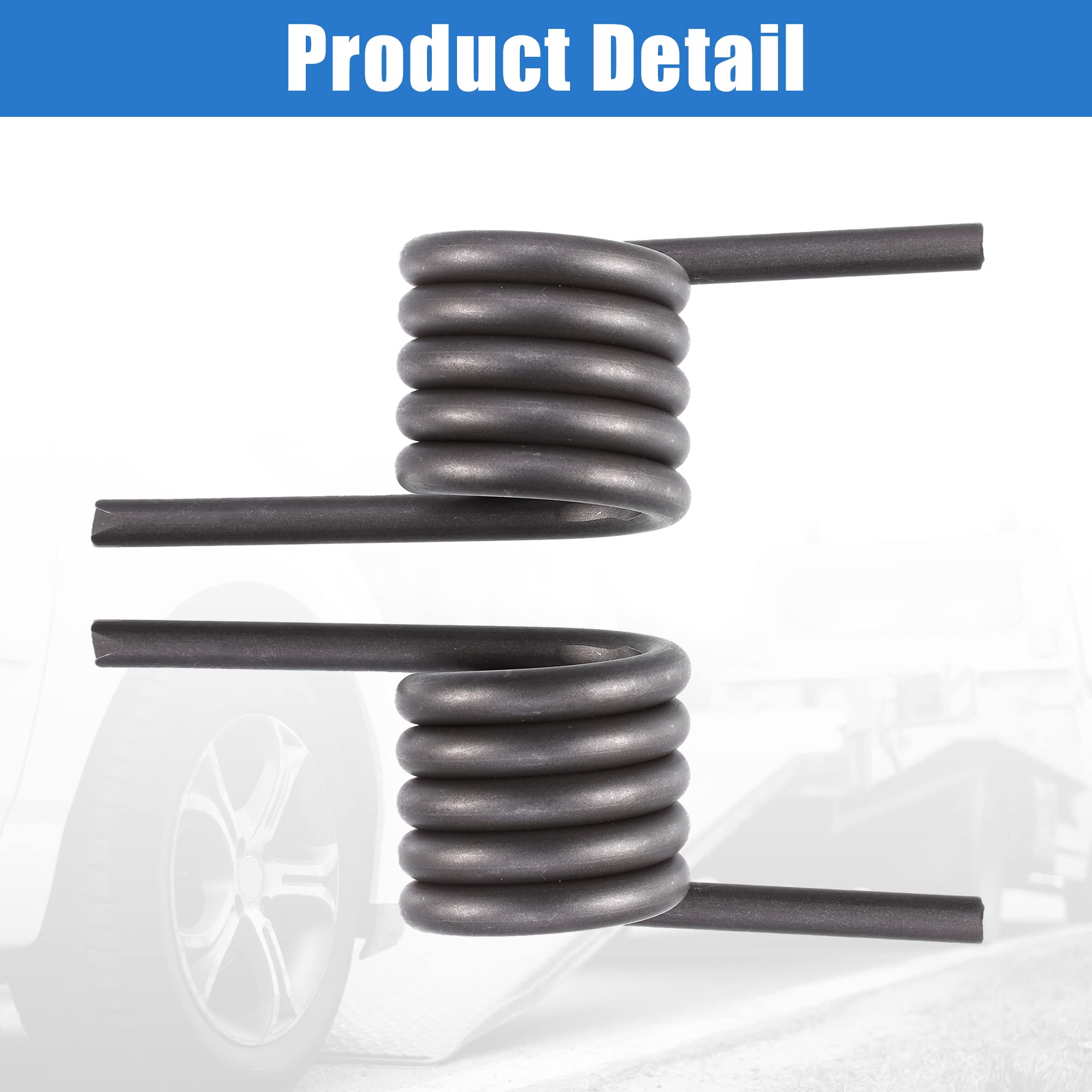 X AUTOHAUX 1 paire de ressorts hélicoïdaux de rampe de remorque pour voiture, ressorts de remorque de remplacement pour côté gauche et droit