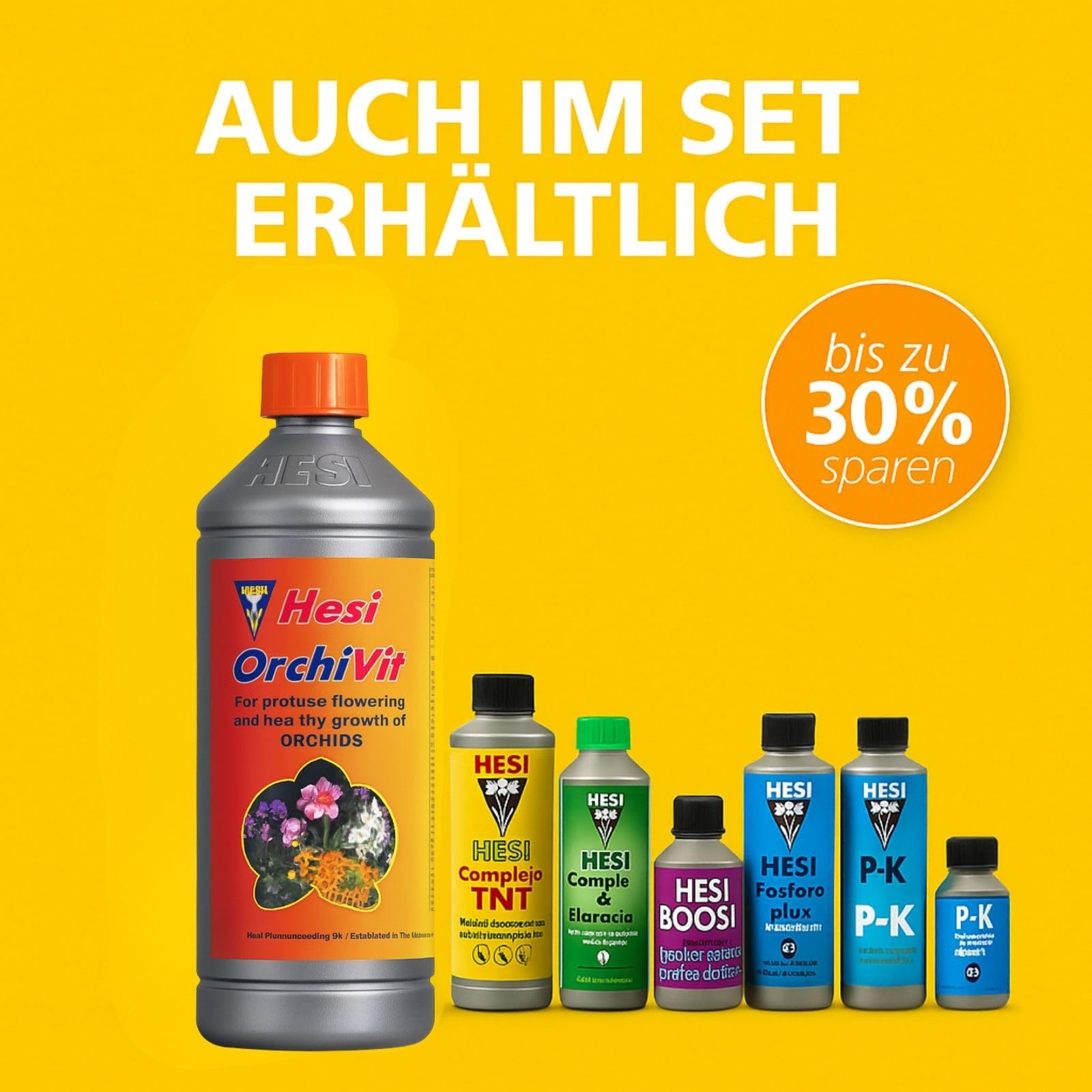 Weedness Hesi OrchiVit 1 Liter - Orchideen Grow Dünger Naturdünger Zimmerpflanzen Bio Flüssig Organischer Blüteboost