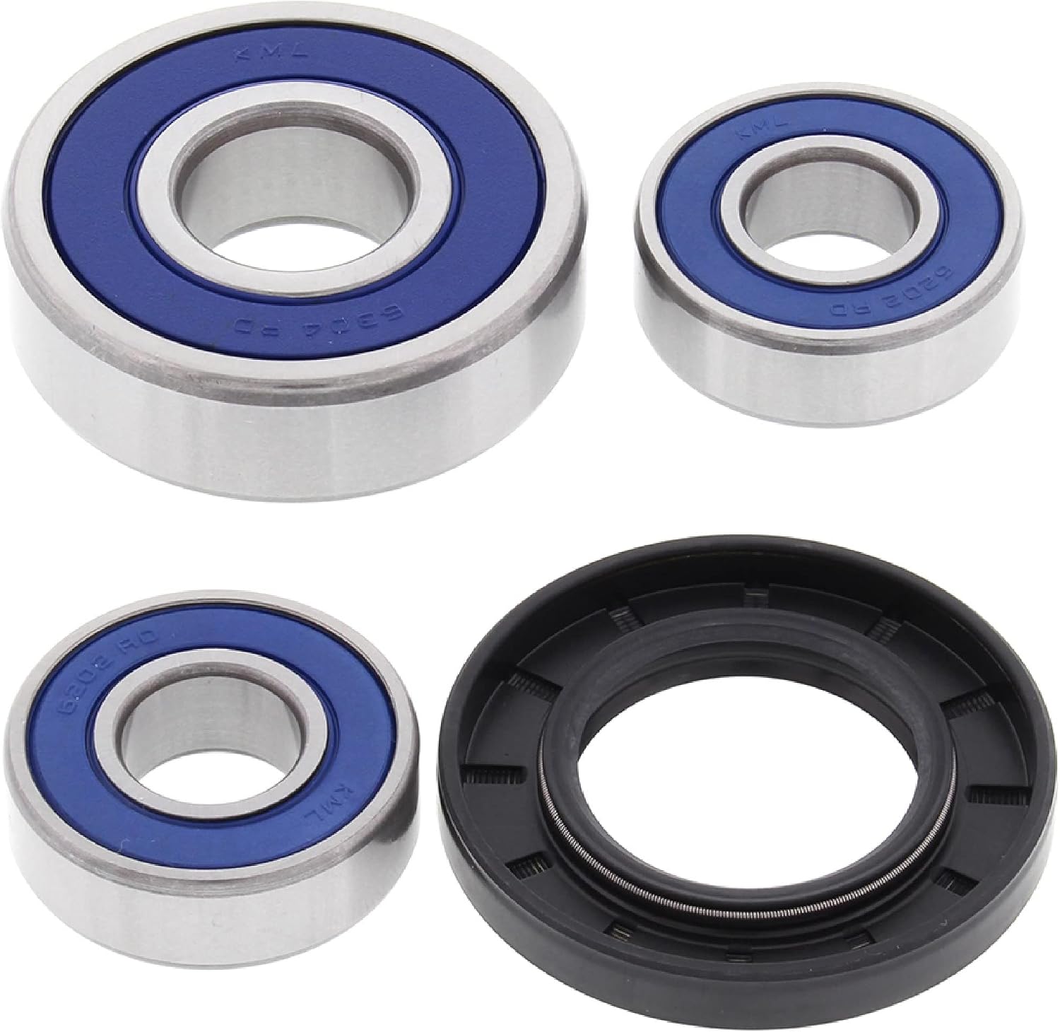 All Balls Racing Wheel Bearing Kit 25-1455 Compatible with/Replacement for Yamaha XV250 1995-2018, XV250 Route 66 1988-1990