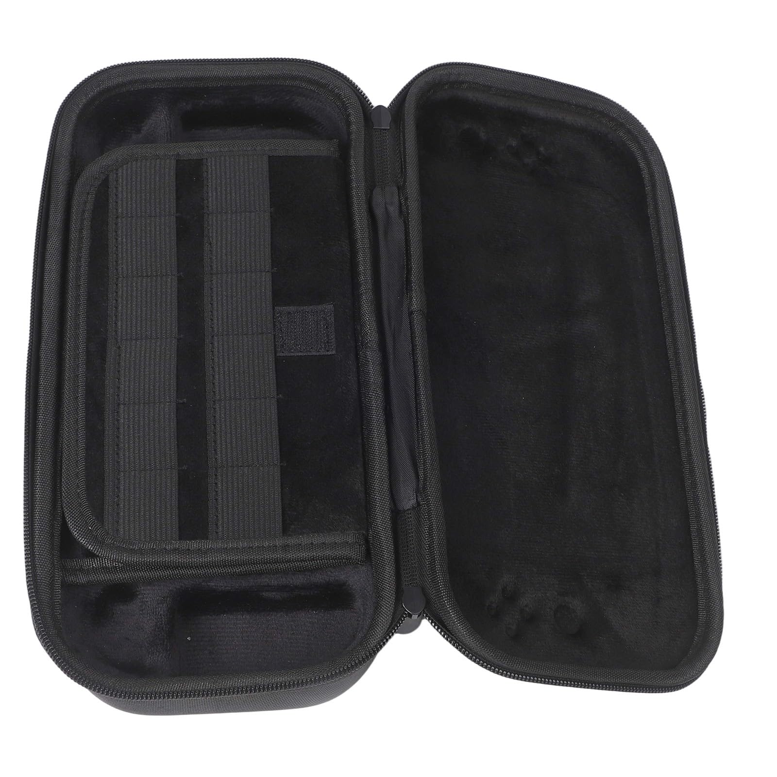 Custodia in EVA per Nintendo Switch 2, contiene 12 cartucce di gioco, 30 x 15 x 8 cm, per borsa portatile compatta da viaggio e uso domestico, nero/grigio