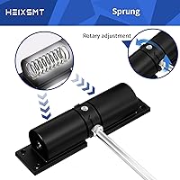 Vista 7 de Cierrapuertas automático, cierrapuertas de resorte, cierrapuertas de seguridad, bisagra de puerta de cierre ajustable para convertir puertas