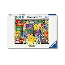 Ravensburger Puzzle Pokemon 2000 Pezzi – Puzzle Adulti +14 anni, 98 x 75 cm, Puzzle per Adulti Pokemon, Collezione Pokémon Classici, Idee Regalo