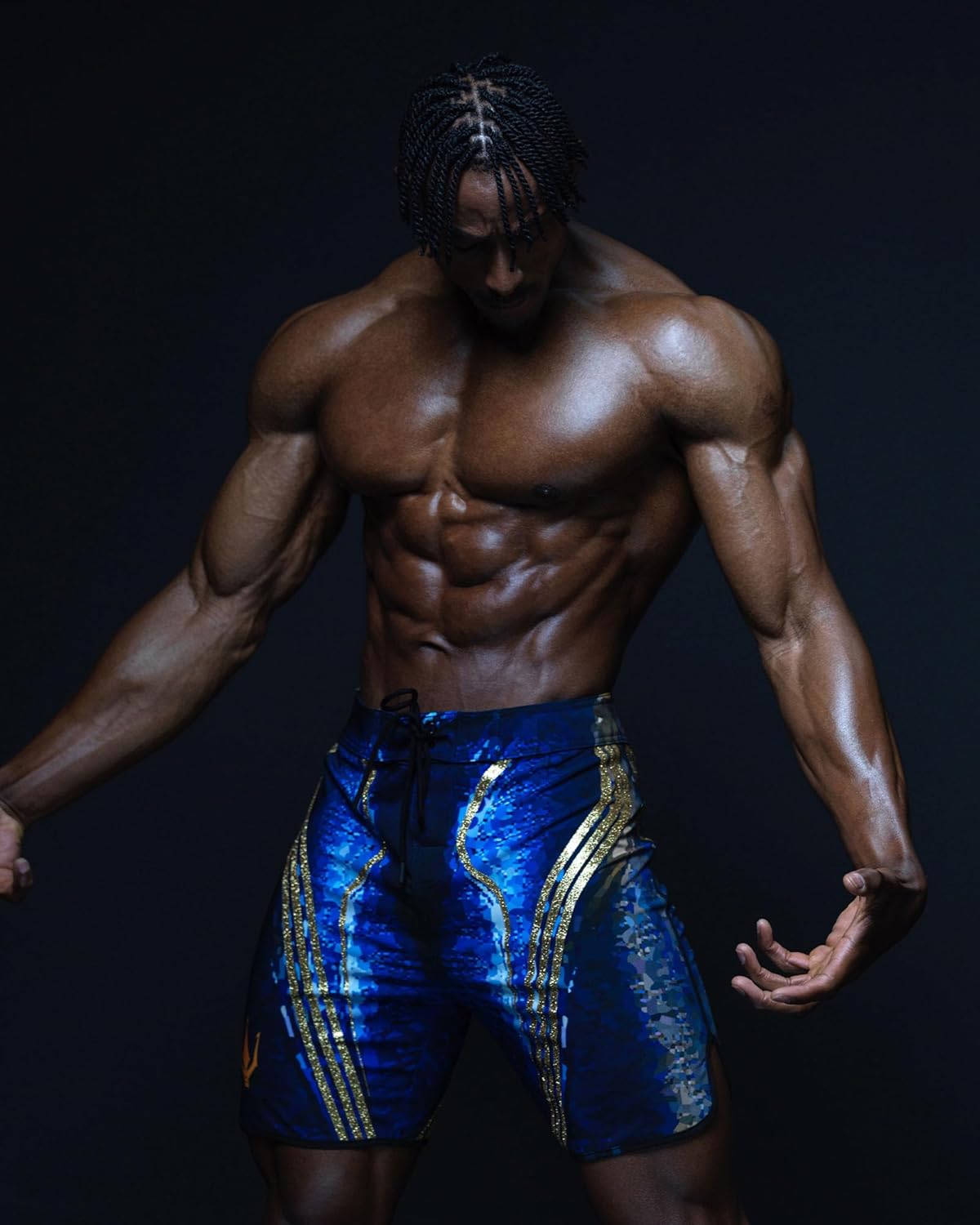 FIED] ファイド 15.5インチ メンズフィジークパンツ, サーフパンツ