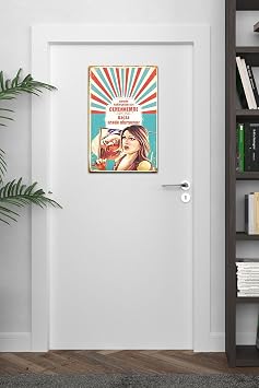 Dekolia Kuşe Kağıt Duvar Posteri Nerede Bekleyeyim Sizi Retro Vintage Drtr0096