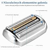 Series 9 Pro głowica goląca 94 m, zamienna część do golenia dla mężczyzn, seria 9, kompatybilna z głowicą golącą Series 9 Pro 9477cc, 9330s, 9465cc, 9460cc, 9419s, 9390cc, 9385cc, kolor srebrny matowy