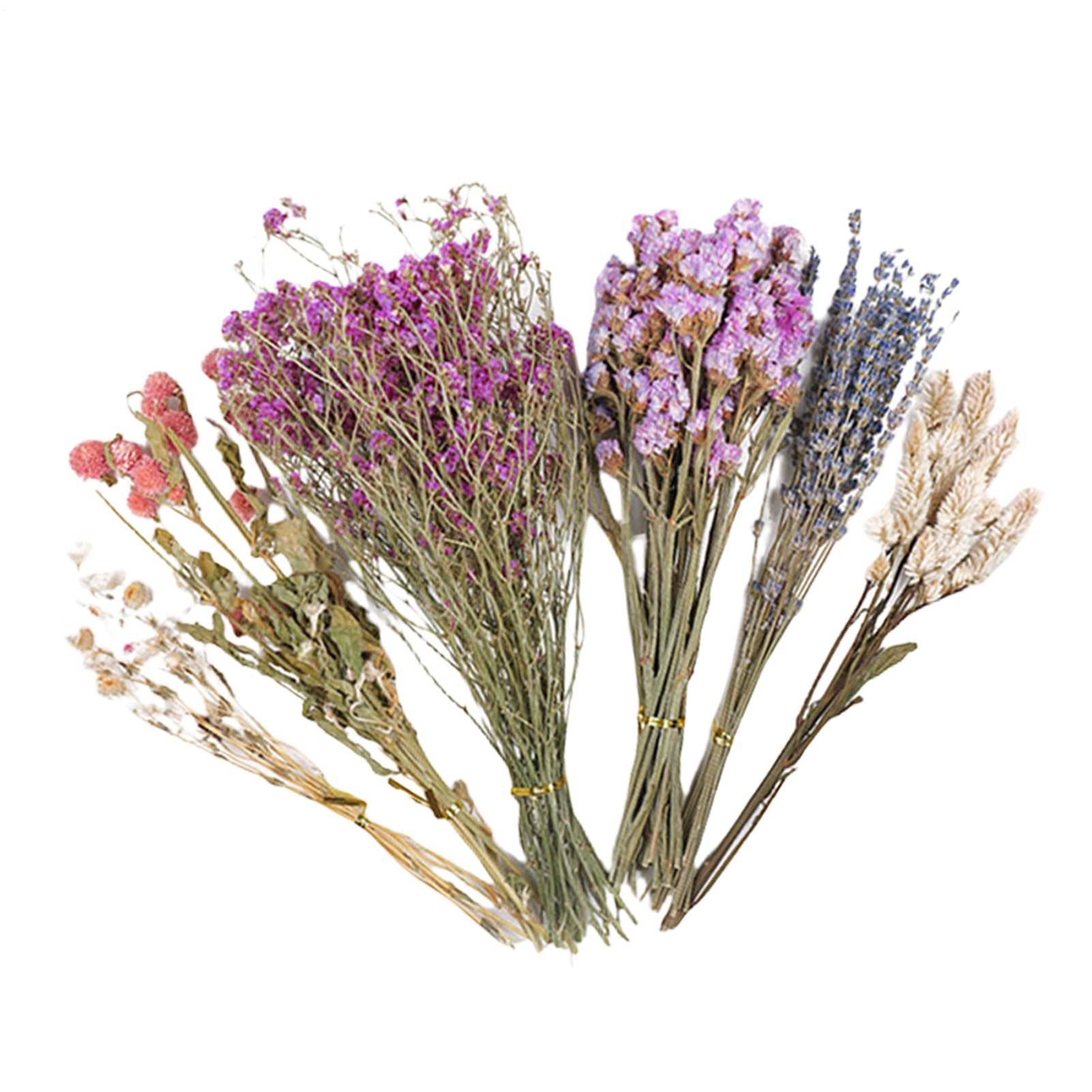 Flower Hamster Bedding | Hamster Sprays | Nature Dried Flower H-erb Hamsters Bedding | Hay Floral Beddings Habitat Decor | Natural Ear of Grain Floral for Gerbils Other Pets — image 1