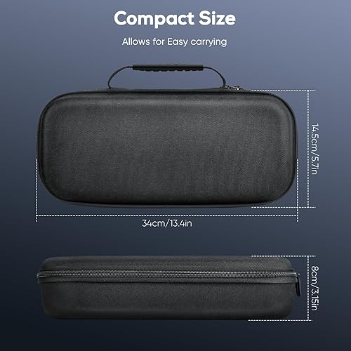 Miniatura 7 de Kit de accesorios 10 en 1 para Playstation Portal, estuche de transporte KOVA y funda de piel TPU con soporte para consola PS5 Portal, carcasa de