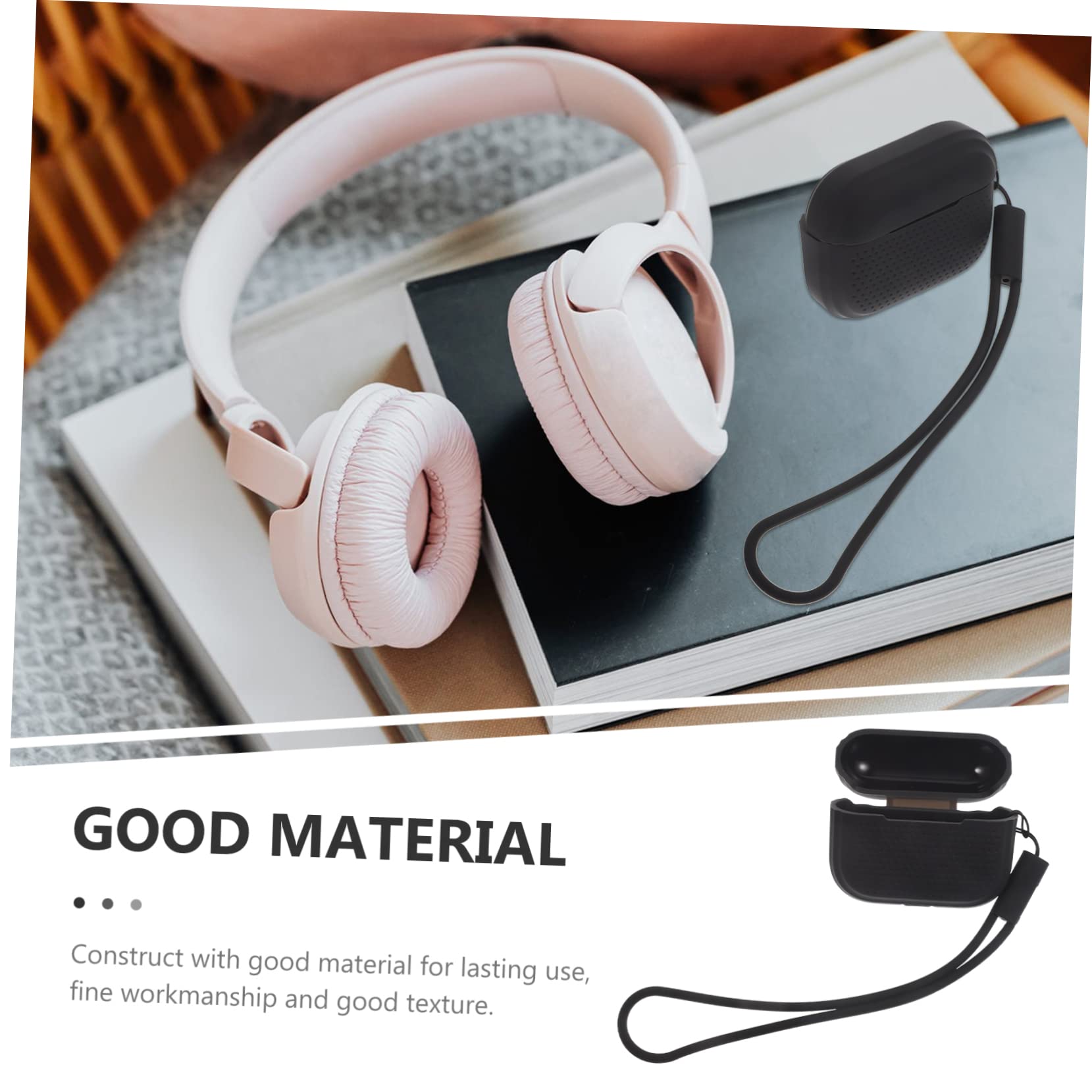 OSALADI 5 Piezas Caso De Auriculares Delicada Funda De Auriculares Inalámbrico Protector De Auriculares Portátil Cubrir Pro2 Gel De Sílice A Prueba De Polvo Estuche para Auriculares