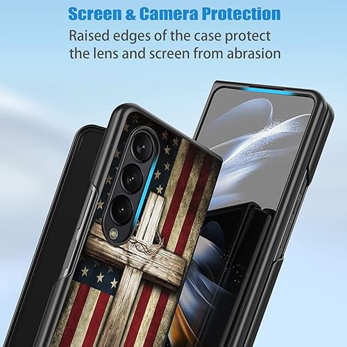 Miniatura 5 de Funda para teléfono Samsung Galaxy Z Fold 3, Slim Fit Hard PC a prueba de golpes, antiarañazos, plegable, funda protectora para Samsung Galaxy Z