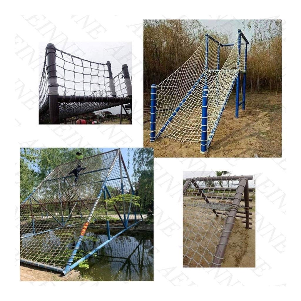 Kletternetz for Swing Set 14mm dicken Seil Sicher Ladung-Netz Gym Baum Felsen Outdoor Indoor Fracht Treehouse Felswand Webbing Rahmen Spielplatz Kinderkrippe Sicherheit for Erwachsene Kinder Kinder