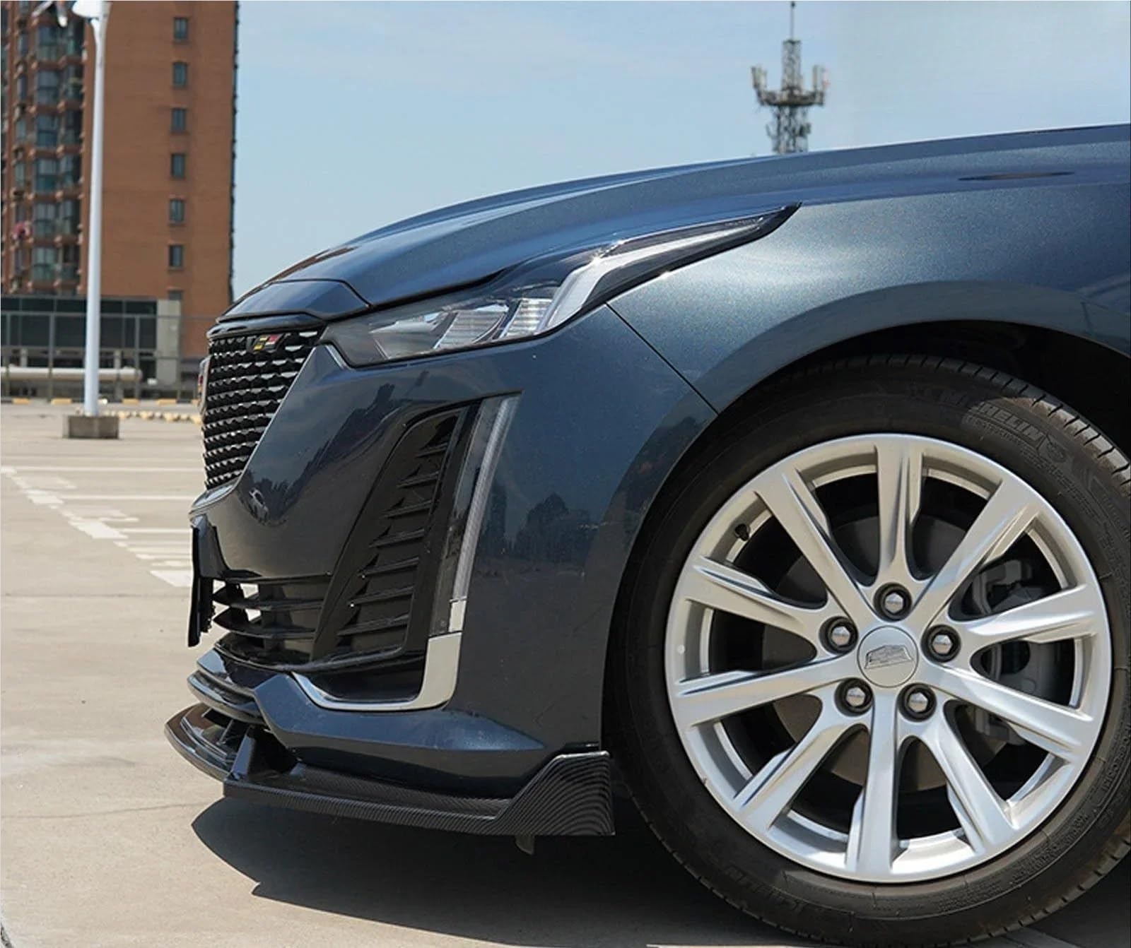 Separator bezpiecznika przednich ust, kompatybilny z Cadillac CT4 i CT5 od 2020 r.(CT5 Carbon Look)