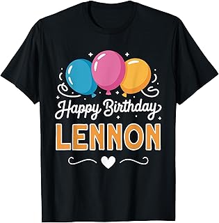 Happy Birthday Lennon T-Shirt