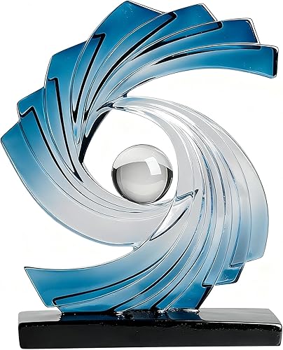 Estatua de arte abstracto, decoración minimalista dorada moderna, escultura abstracta geométrica, decoraciones para sala, dormitorio, oficina, café,