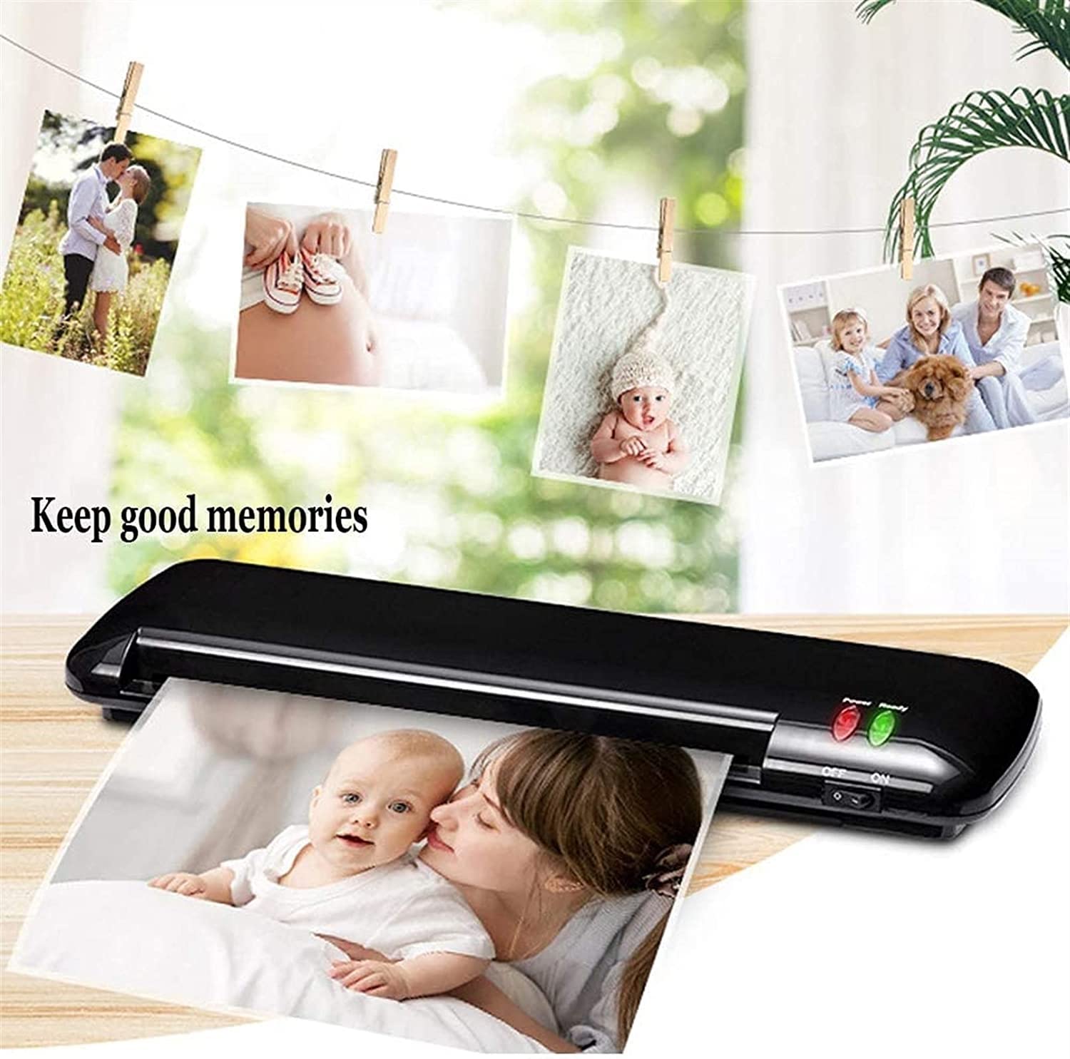 Macchina for la laminazione, plastificatrice Termica for A4, plastificatrice Personale for Uso Domestico, Insegnanti, Scuola, Ufficio, Aula, 8 Pollici, Leggera e Portatile