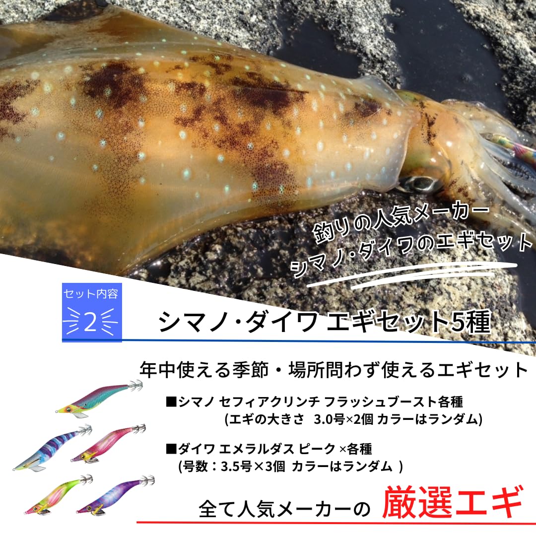 Amazon.co.jp: シマノ ルアーマチック86ML エギングタックル入門セット 