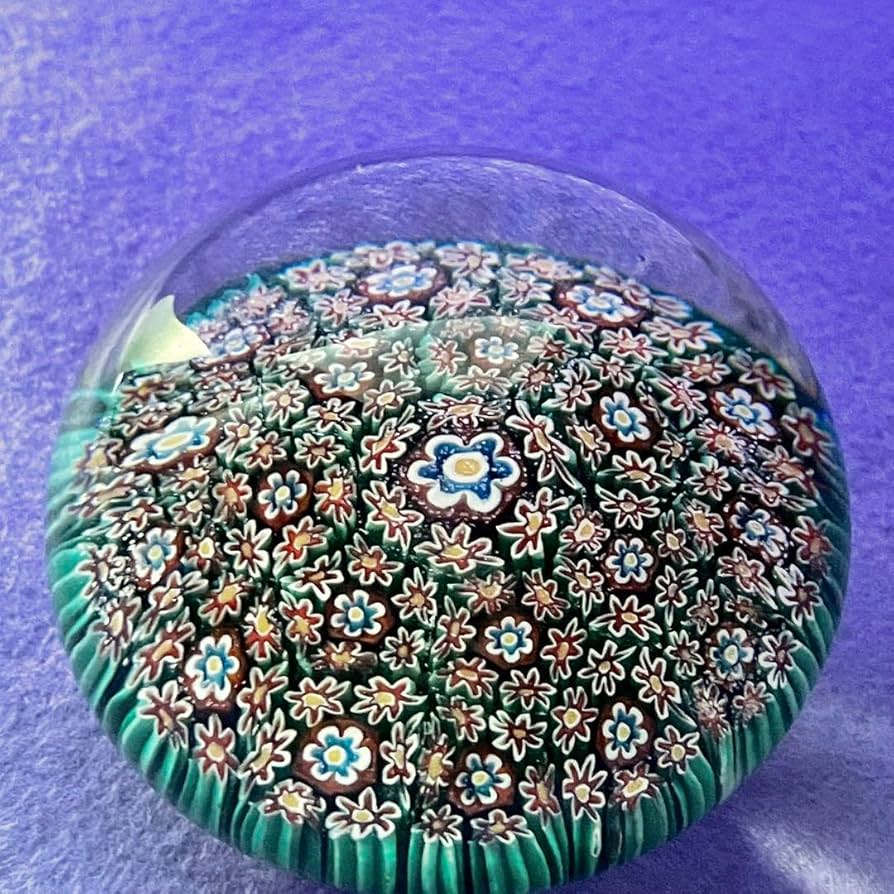高級ミルフィオリ ペーパーウエイト 綺麗な花模様 オールドバカラ サンルイ Amazon.co.jp: 高級ミルフィオリ ペーパーウエイト 綺麗な花模様